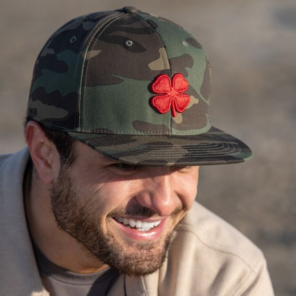 Rawlings Black Clover Game Day Camo Hat Size: S/M